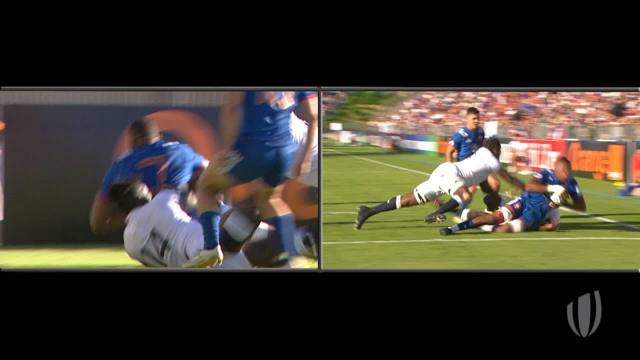 Cameron Woki scores incredible try for France