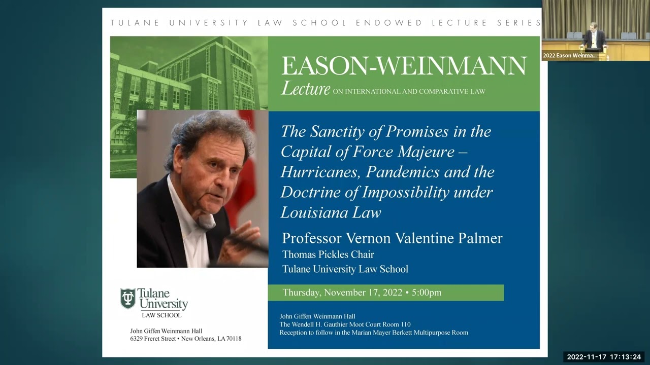 2022 Eason-Weinmann Lecture on International & Comparative Law