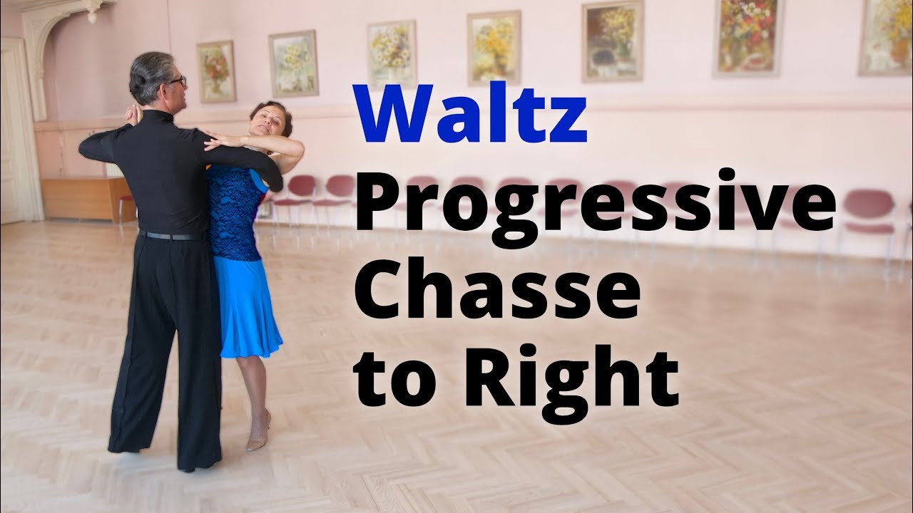 Waltz Basic Lesson | Progressive Chasse to Right | after Hesitation Change; after Wing