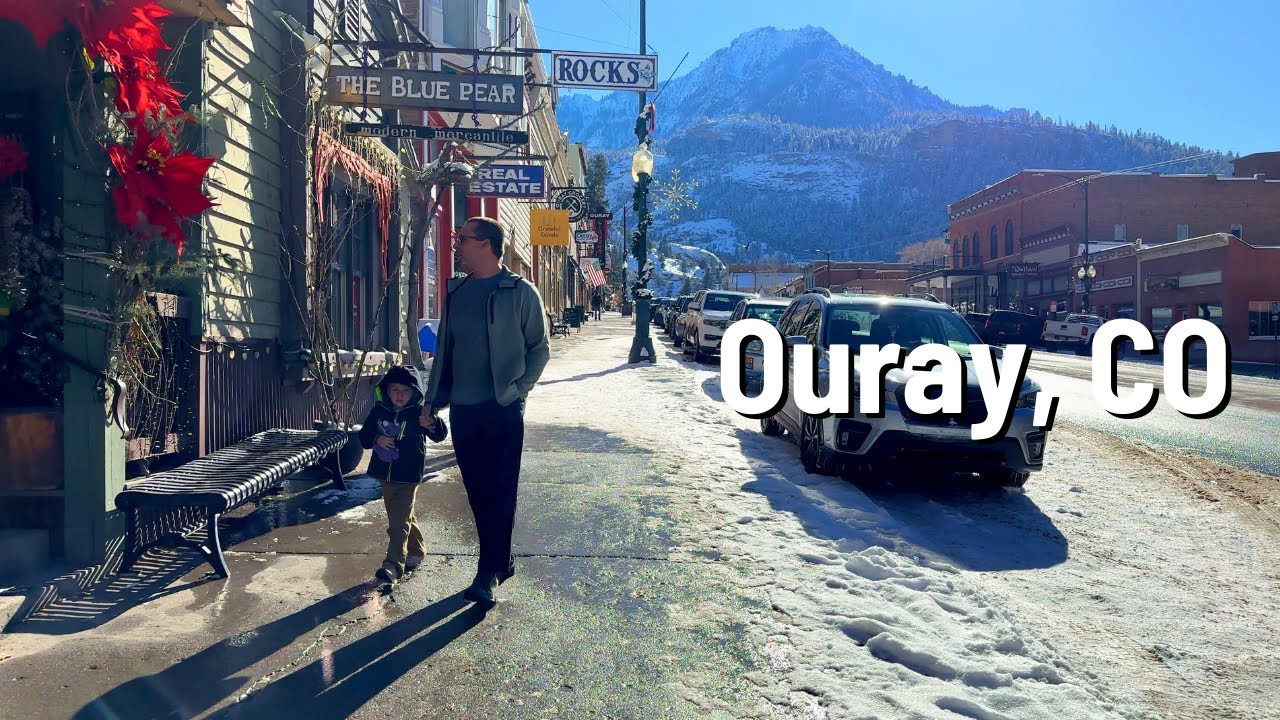 OURAY Colorado Winter 🇺🇸 Snow Walk 4K