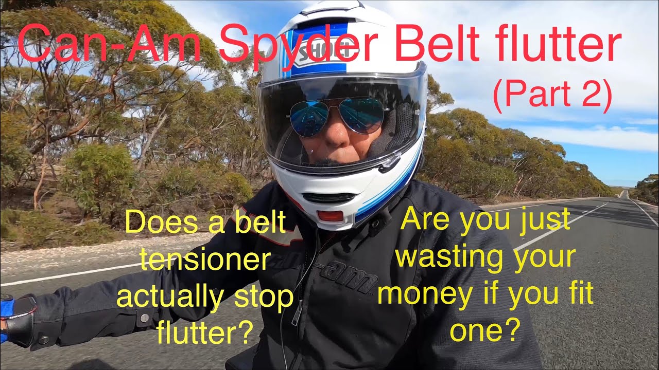 CanAm Spyder belt tensioner does it work? (Part 2).   (29)
