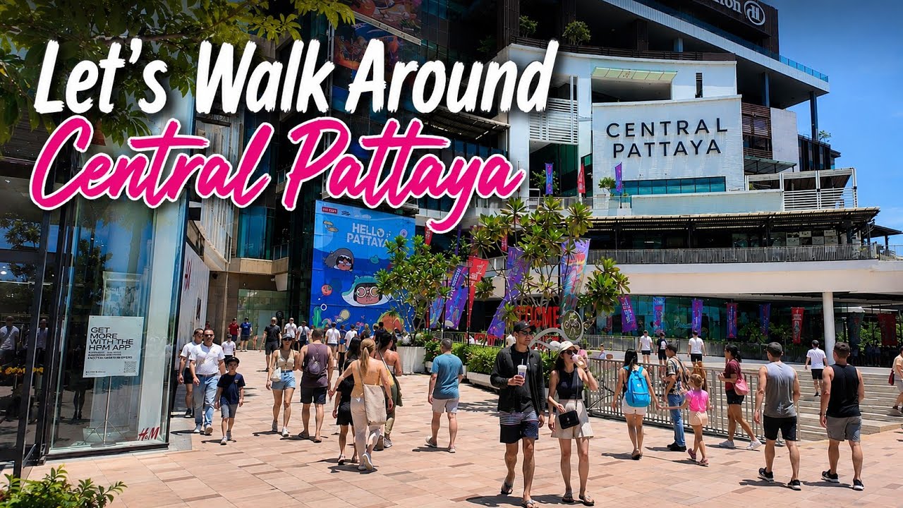 Inside Central Pattaya Beach Mall (Full Walkthrough)