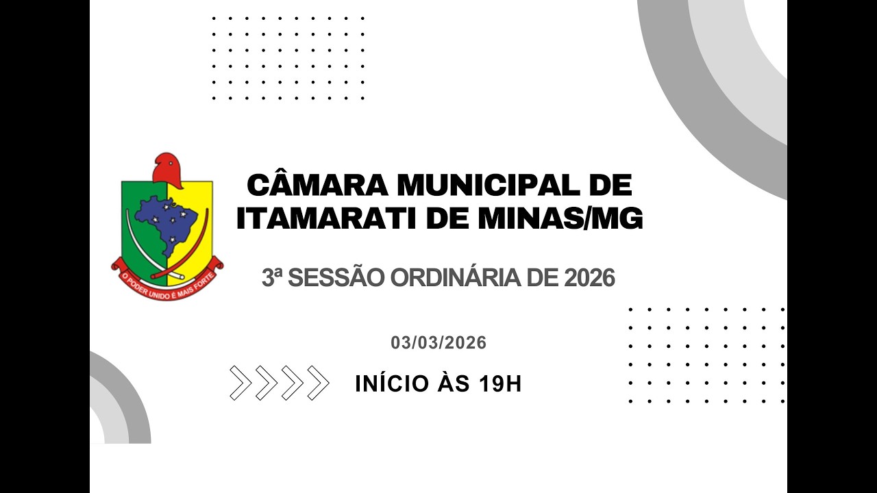 3ª Sessão Ordinária de 2026