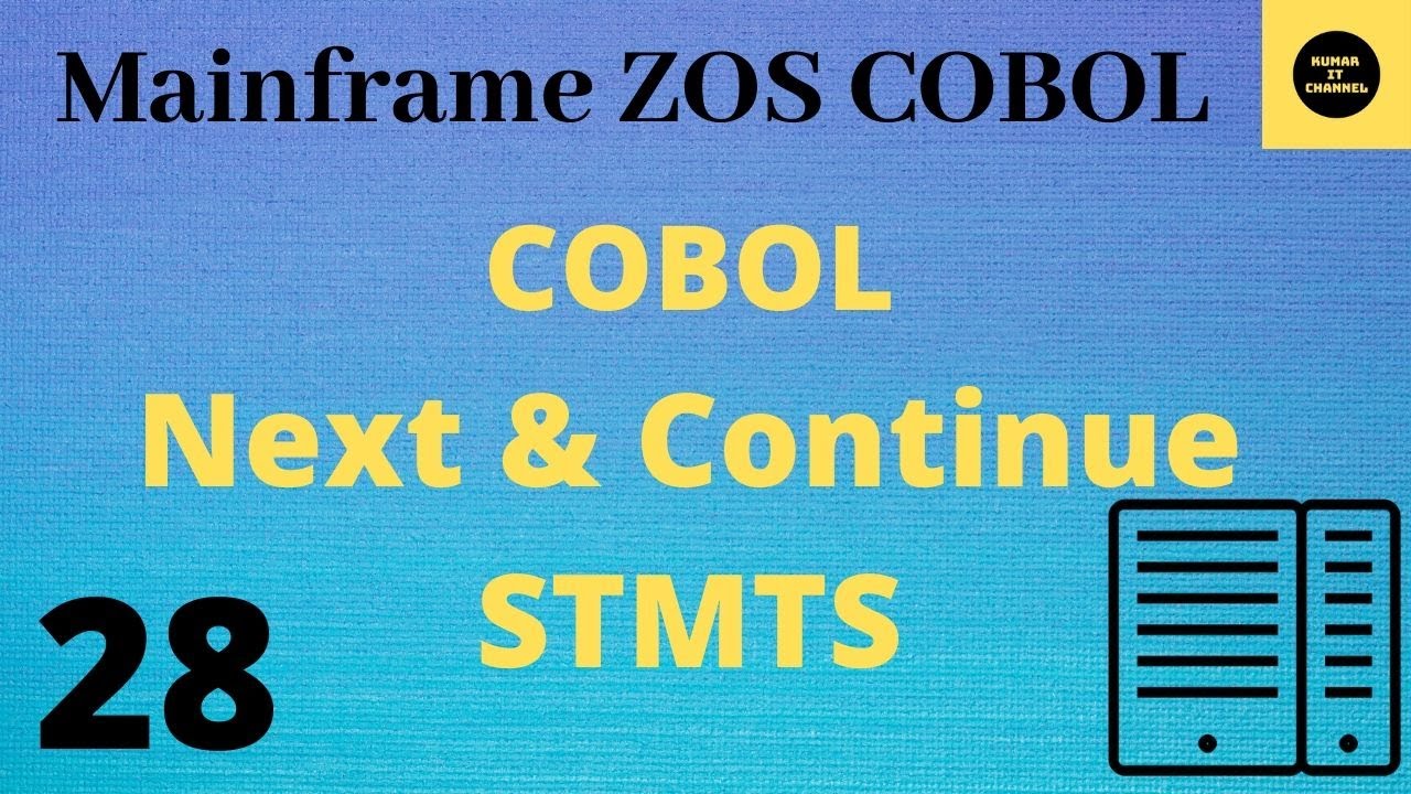 Операторы «Далее» и «Продолжить» — практическое руководство по COBOL для мэйнфреймов — часть 28 #...