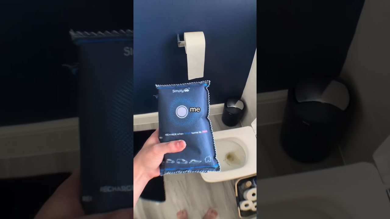 Fight Moisture and Mold After Showers with These Clever Dehumidifier Bags!#moisture