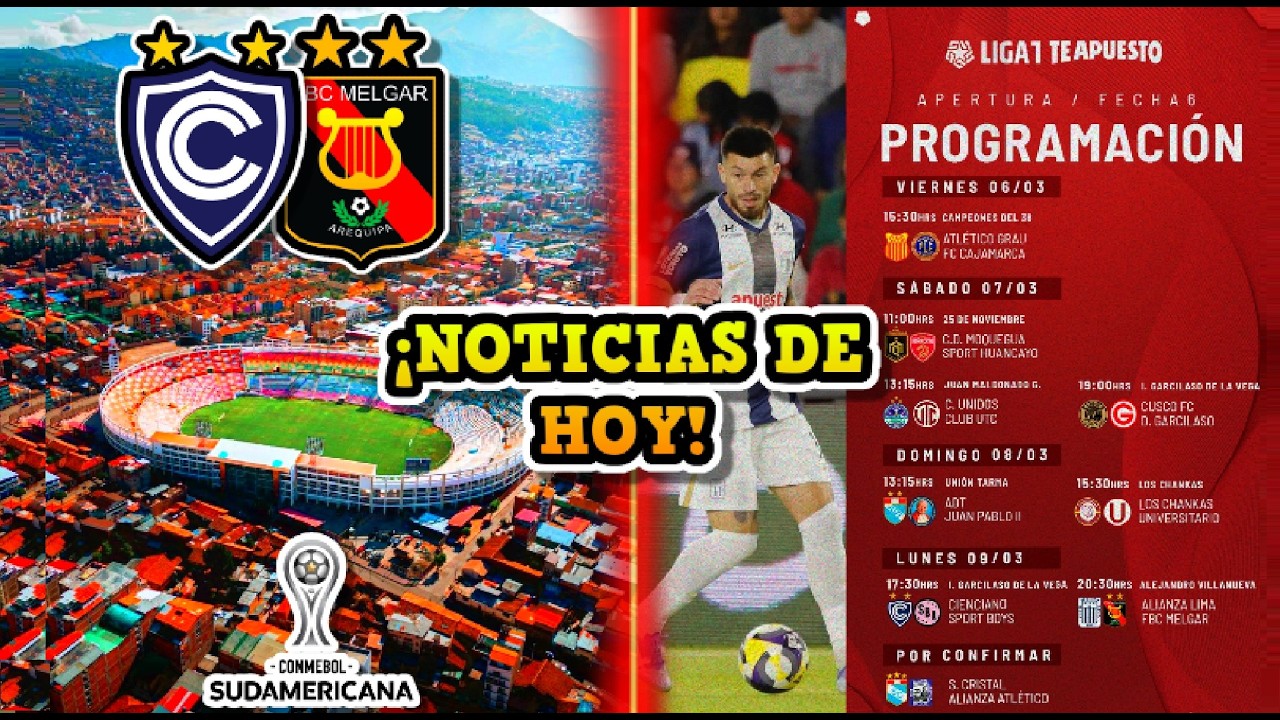 PREVIA CIENCIANO VS MELGAR / ANÁLISIS DE LA PROGRAMACIÓN / FECHA 6 EN LIGA 1 / TABLA DE POSICIONES