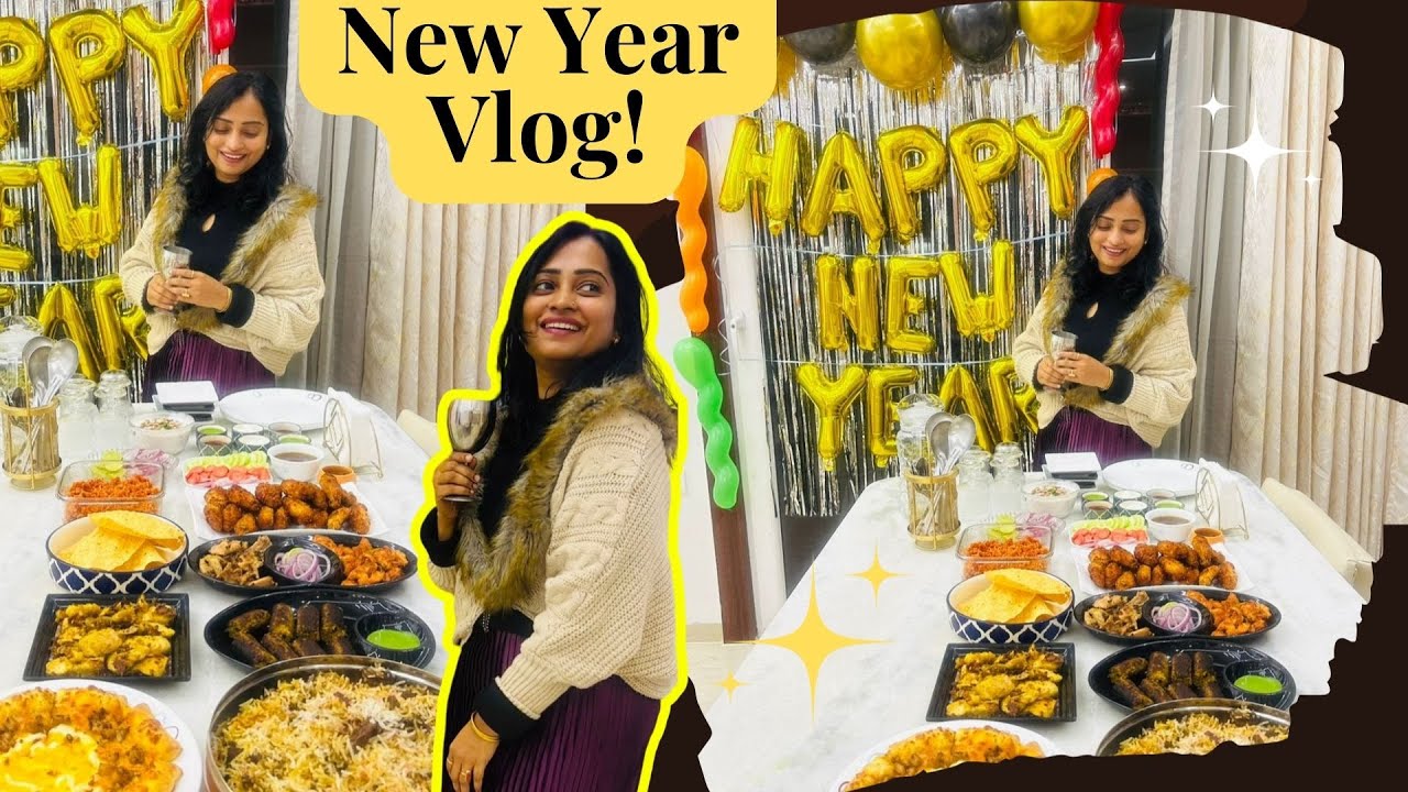Празднование Нового года 2026🥳Большие-большие благословения jo mai baith ke khaa rahi hu🫢Как я вс...