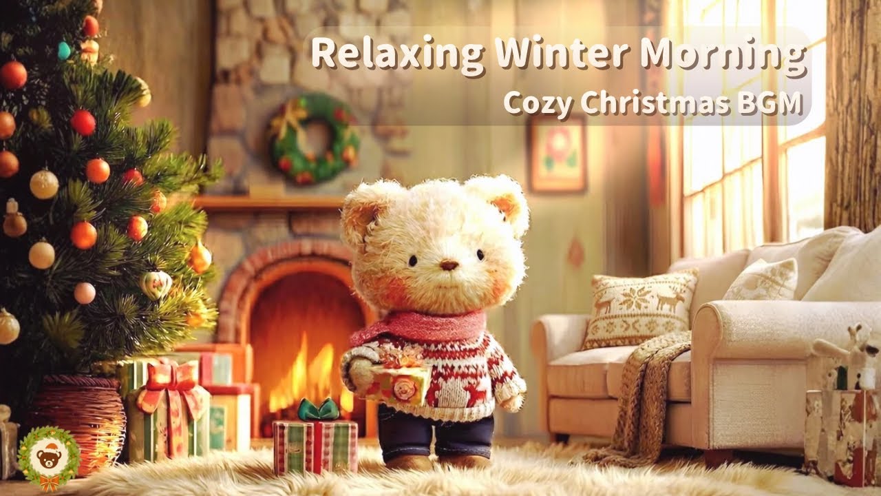 【冬の朝に聴く】クリスマスオーケストラ ❄️ | 暖炉と雪景色で癒しの時間 |  Relaxing Christmas Morning BGM