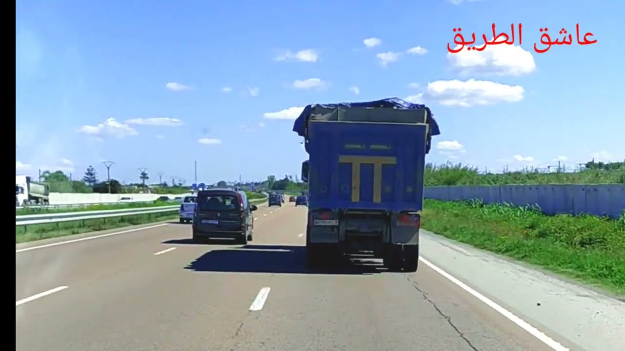 الطريق السيار بالمغرب من الدار البيضاء مرورا بالصخيرات وعين عتيق والرباط الى مكناس فاس