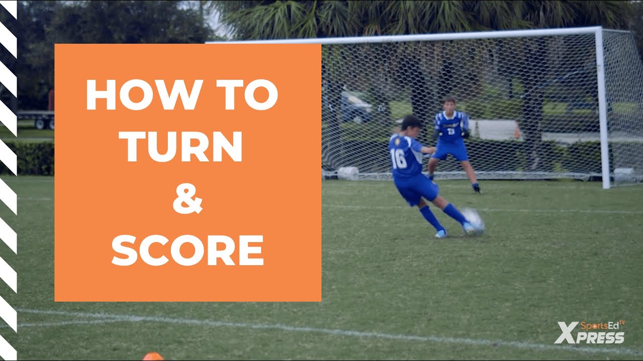 How To Turn & Score | Soccer Shooting Drill
