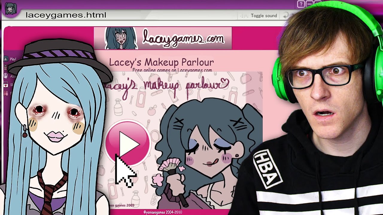 Lacey's Makeup Parlor is absolutely terrifying... laceygames.com