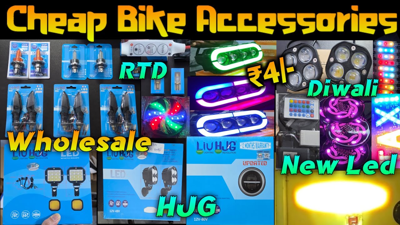 Cheap Bike Accessories Wholesale 🪔 Best Diwali Deals: LED & Fog Lights Wholesale Price #bikeproducts