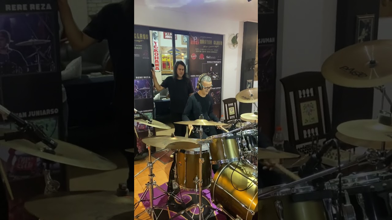 Masterclass Drum ,Rere,Ronald,Wawan,Aksan Solo Drum..