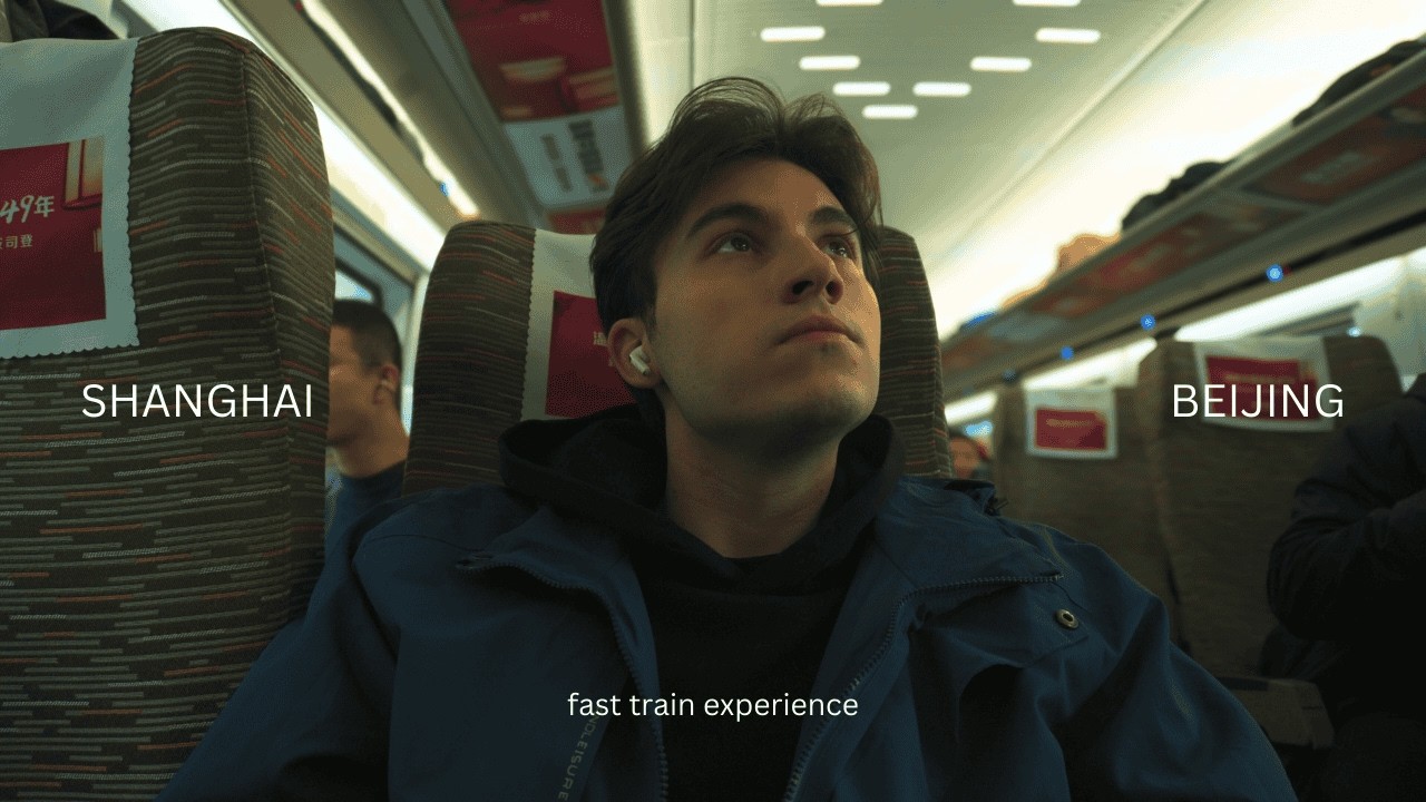 Shanghai to Beijing by fast train | China Vlog