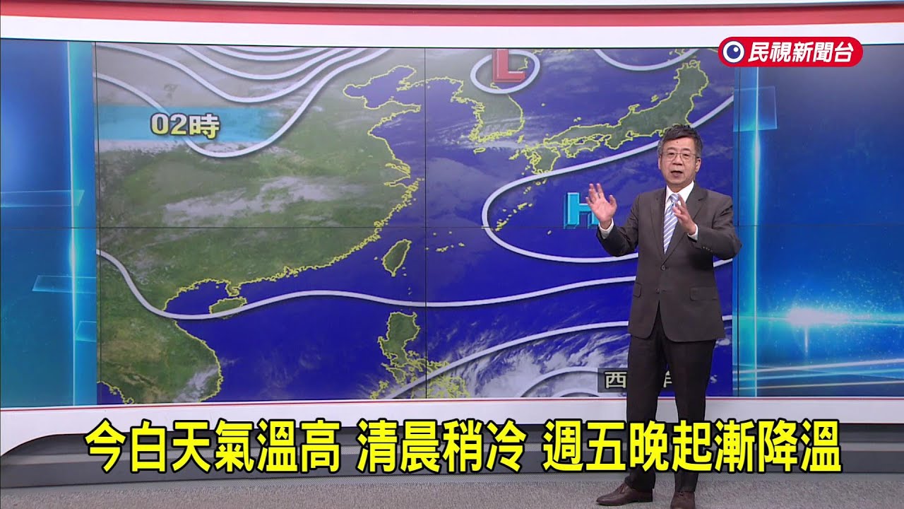 2026/2/5 今白天氣溫高 清晨稍冷 週五晚起漸降－民視新聞