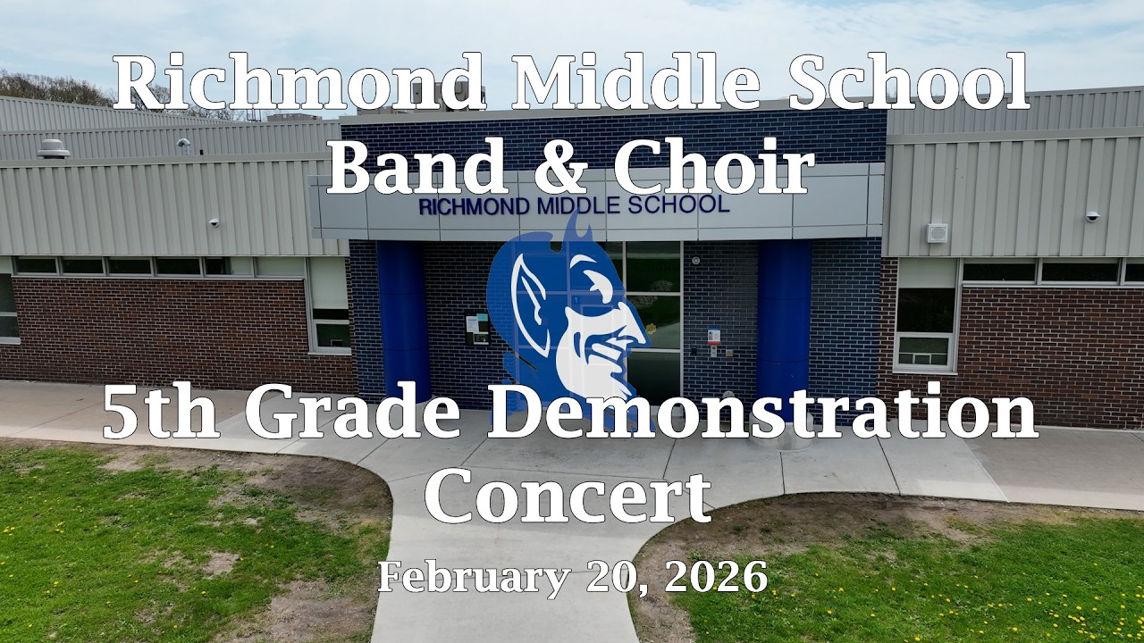 Richmond Middle School 5th Grade Demonstration Concert - February 20, 2026