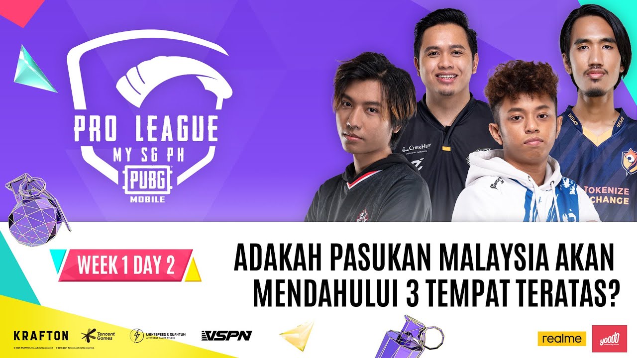 [BM] 2022 PMPL MY/SG/PH W1D2 | Spring | Adakah Pasukan Malaysia akan mendahului 3 tempat teratas?