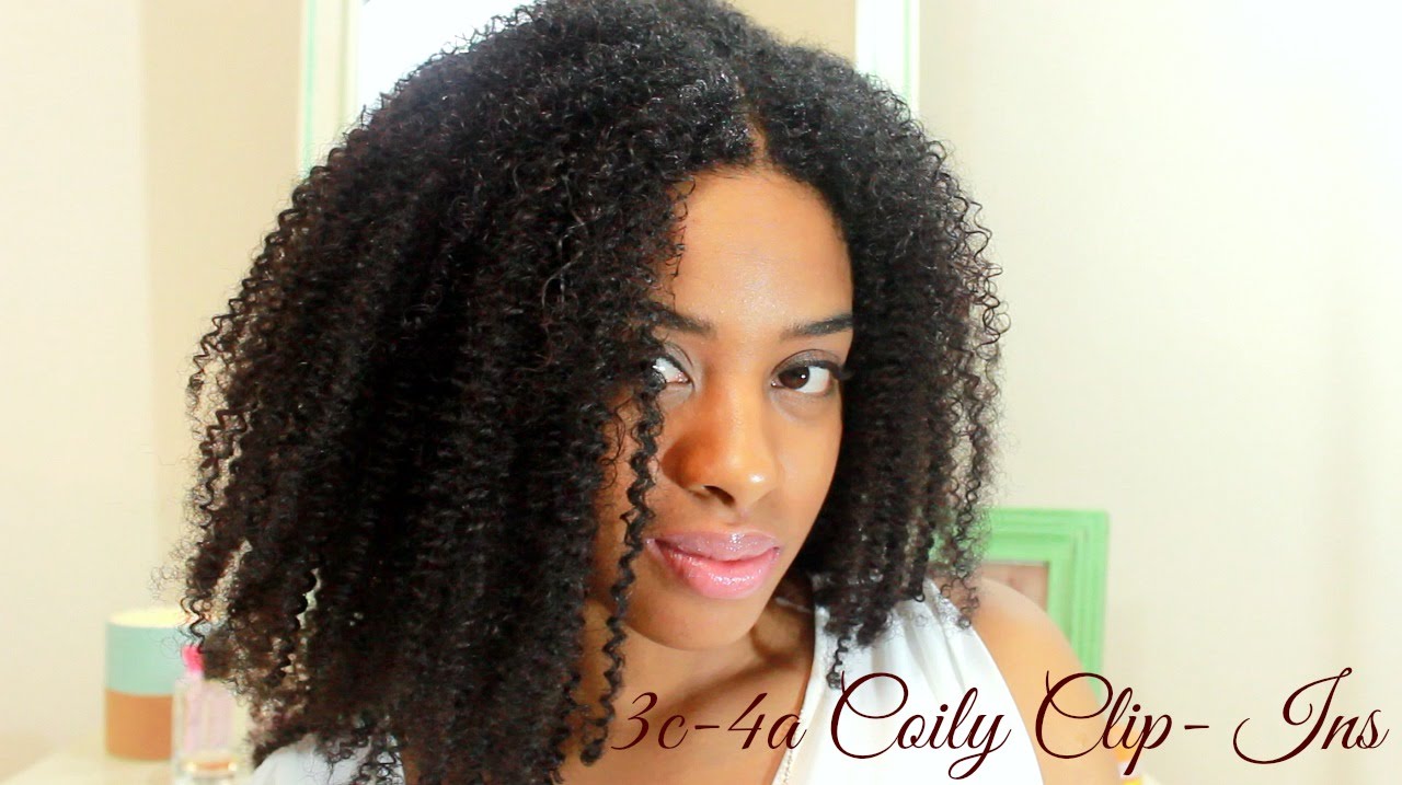 How to Install Coily (3c-4a) Clip-ins on Short Natural Hair  | HerGivenHair