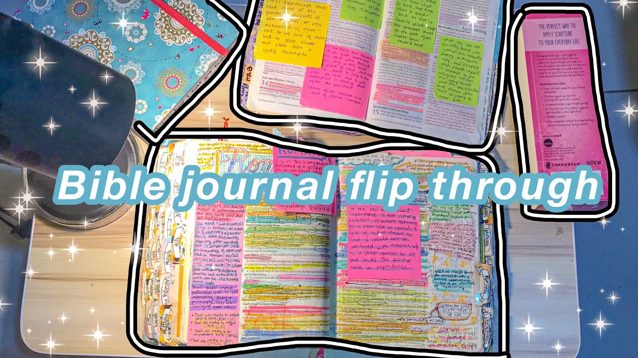 Bible journal flip through/ bible tour 2022: ideas, samples, asmr and more✨