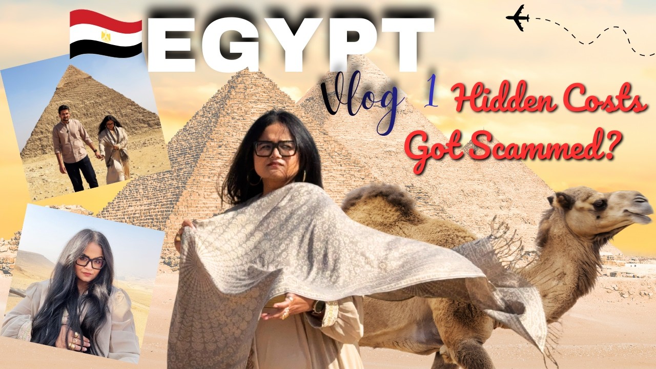 I almost got *SCAMMED* at the Pyramids?? 😒 Cairo REALITY | Egypt Vlog 1 | Out of Office with Resh ❤️