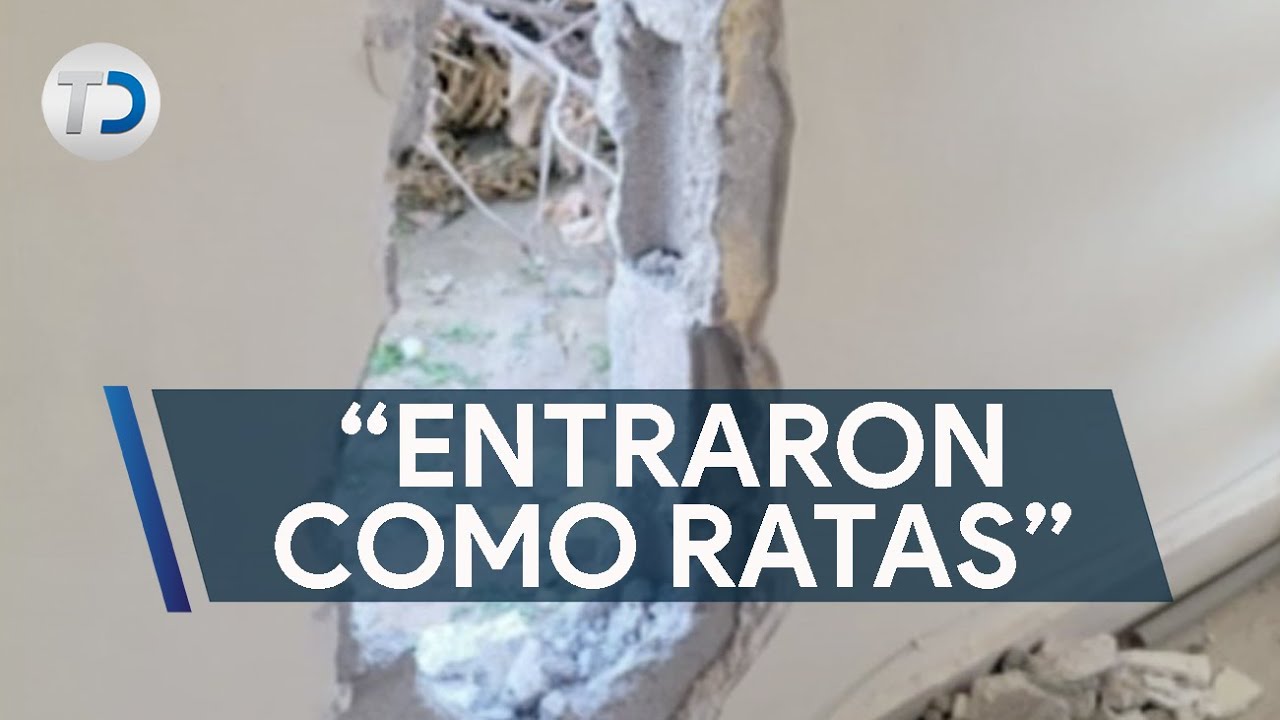 Reportan robo en quinta; ladrón realizó hoyo en pared