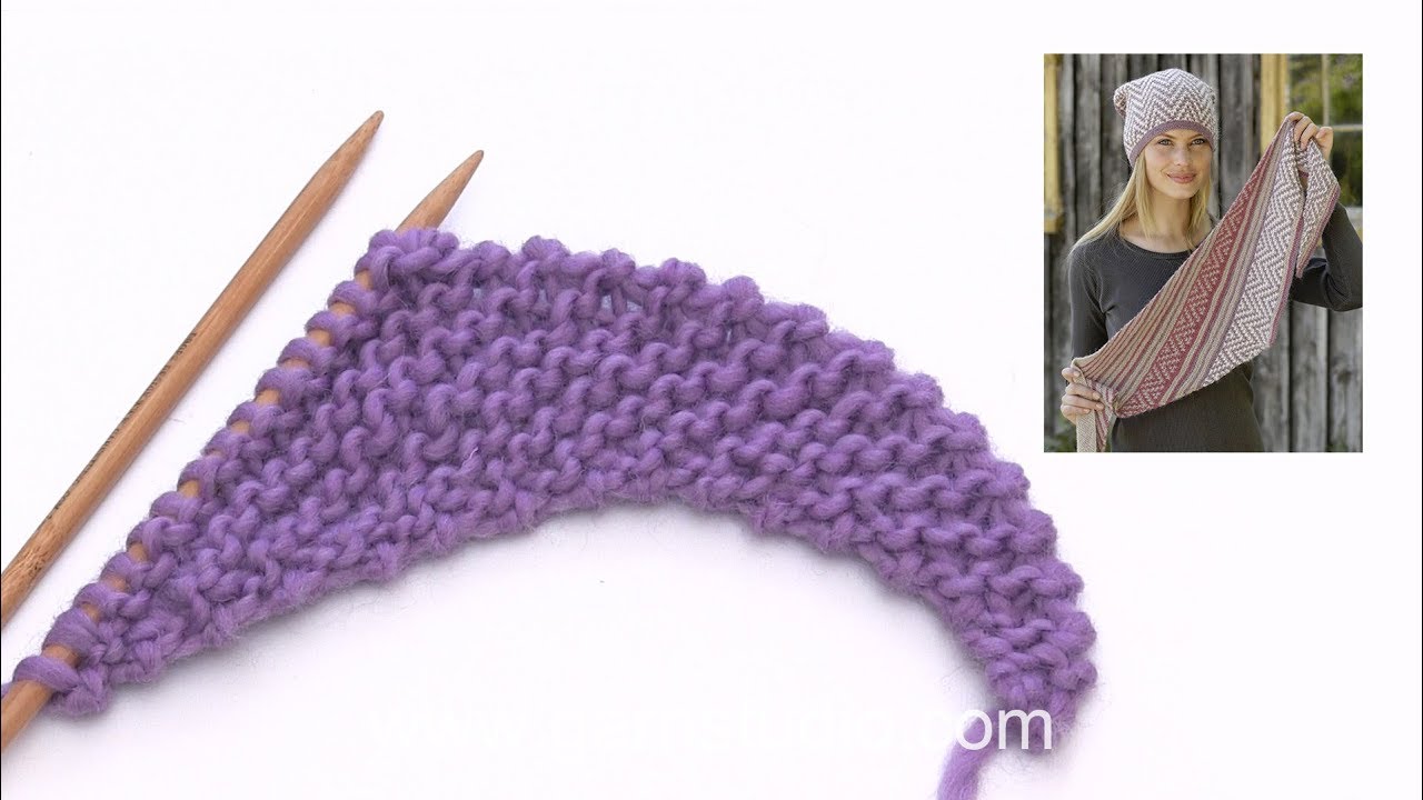 How to start working the shawl in DROPS 197-29