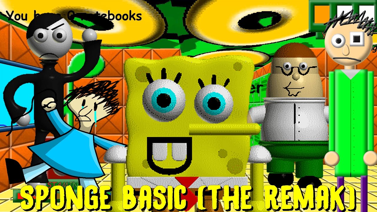 Sponge basic (ремейк) - Baldi's Basics Mod
