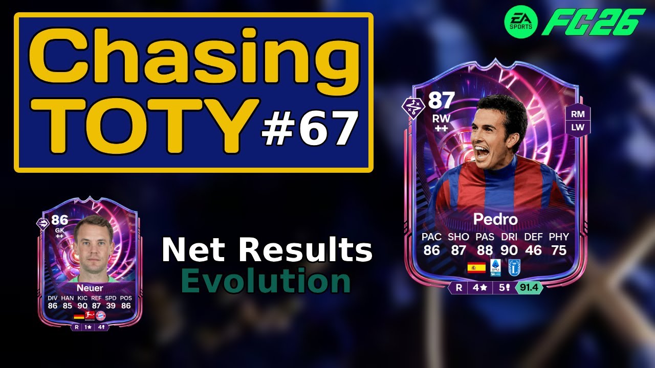 Finally A GK Evo! Pedro Seems Like A Fun Card! Chasing TOTY #67