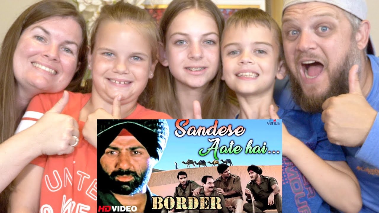 Sandese Aate Hai | Best Patriotic Hindi Song | Family Reaction