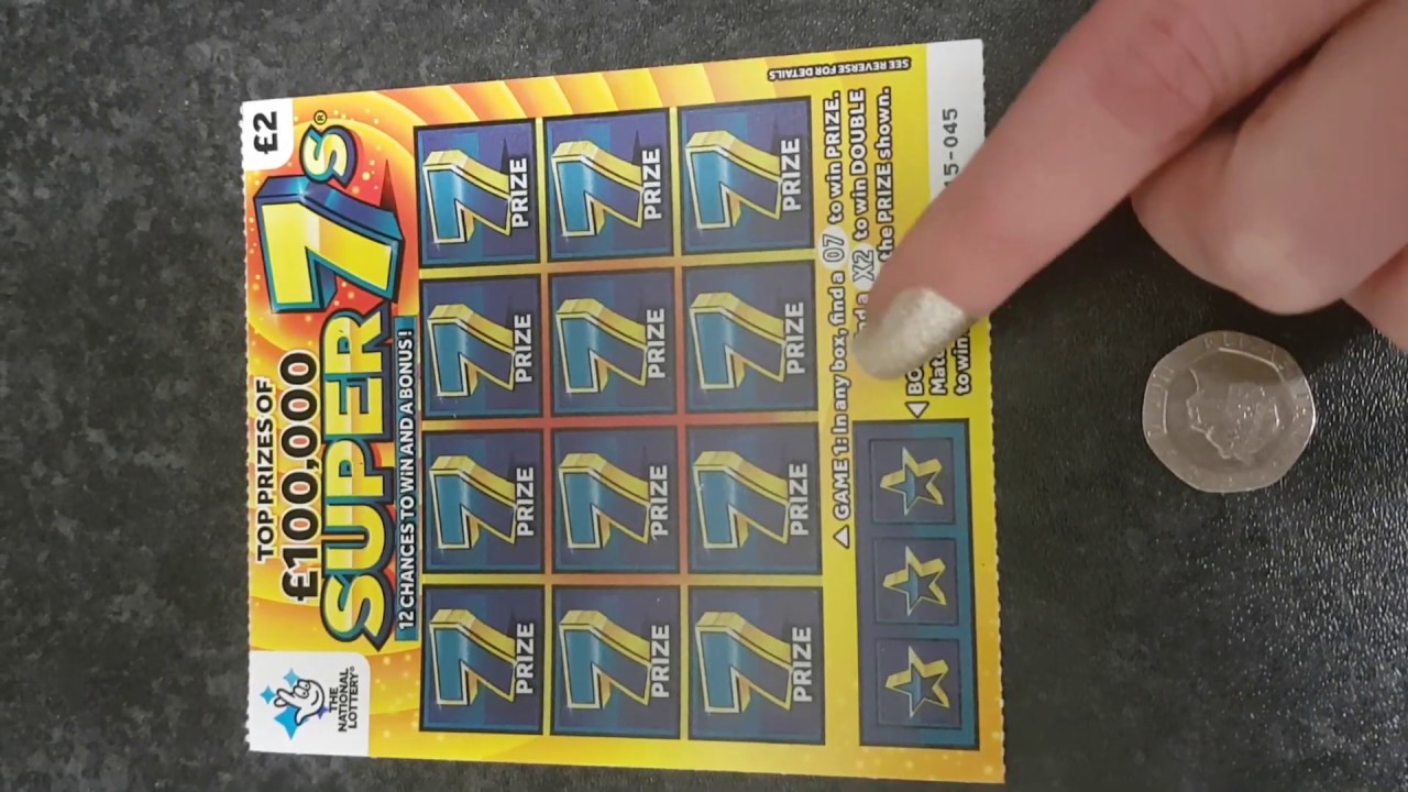 &pound;100.000 Lotto Scratch Card. WOW My first big win 🤑