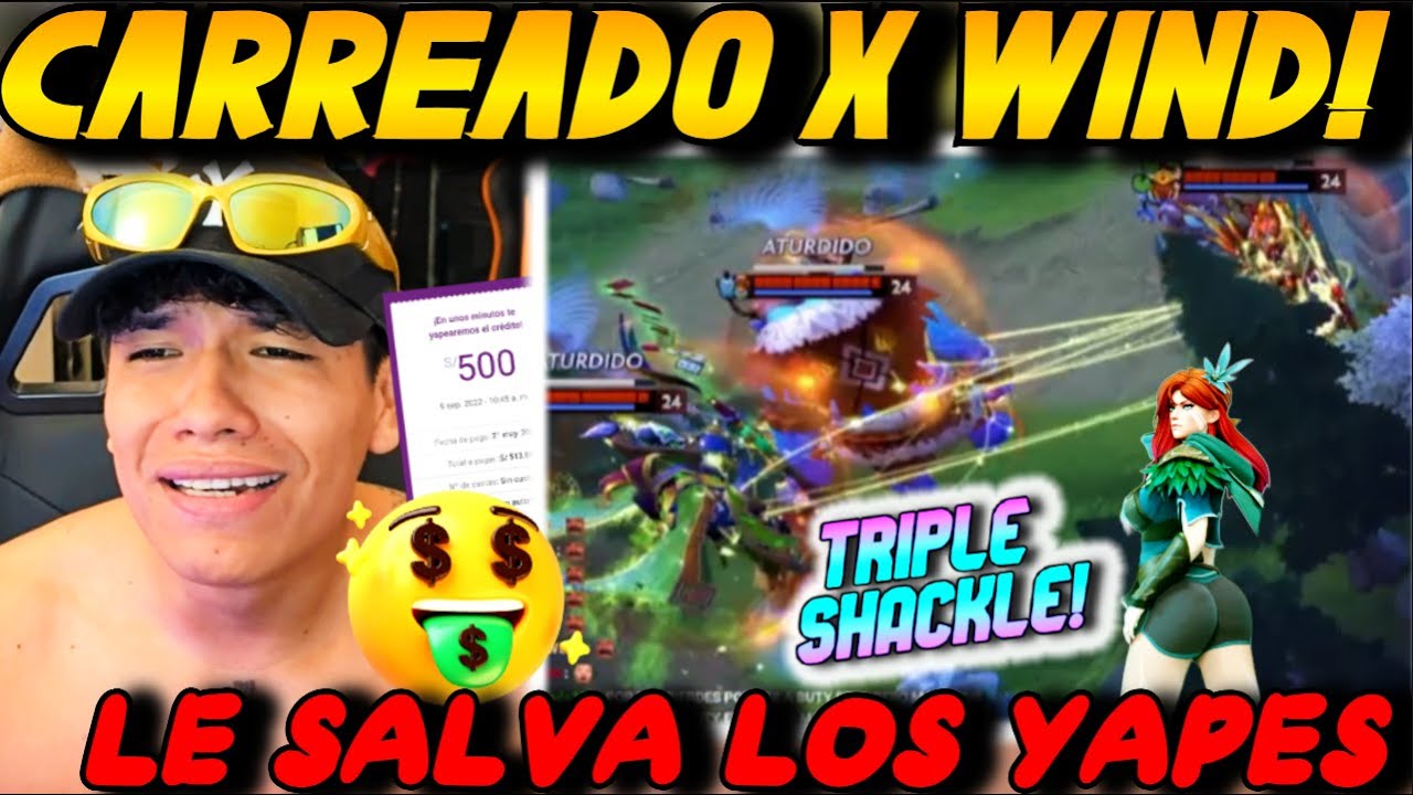BUTI se M0JA x WIND que AMARRA a TRES en una TEAMFIGTH 😲 SE JUEGA S/. 500 🤑 LE SALVA los Y4PES? 🤣