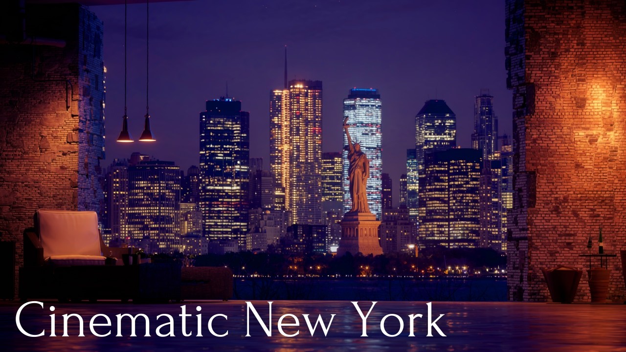Cinematic New York | City Night Lounge. Изысканная музыка для стильной атмосферы.