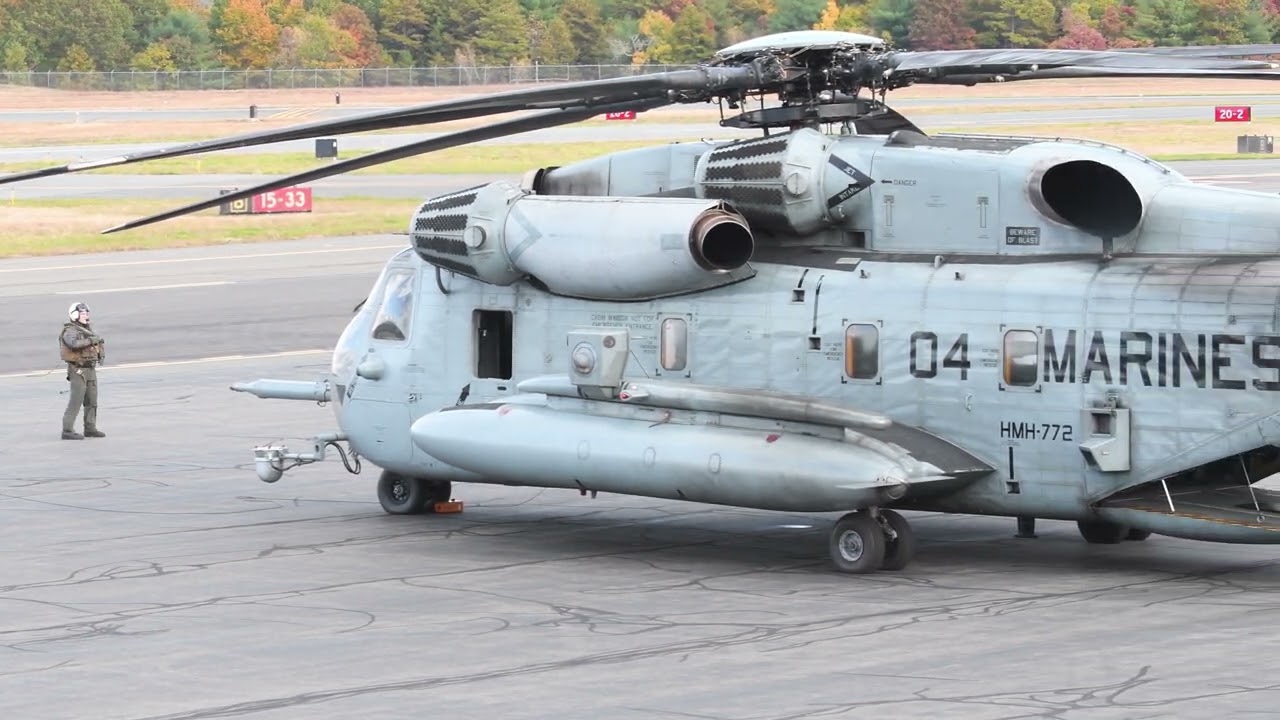 HUSTLER11 CH 53E Marine Heavy Helicopter Squadron 772 in 4K