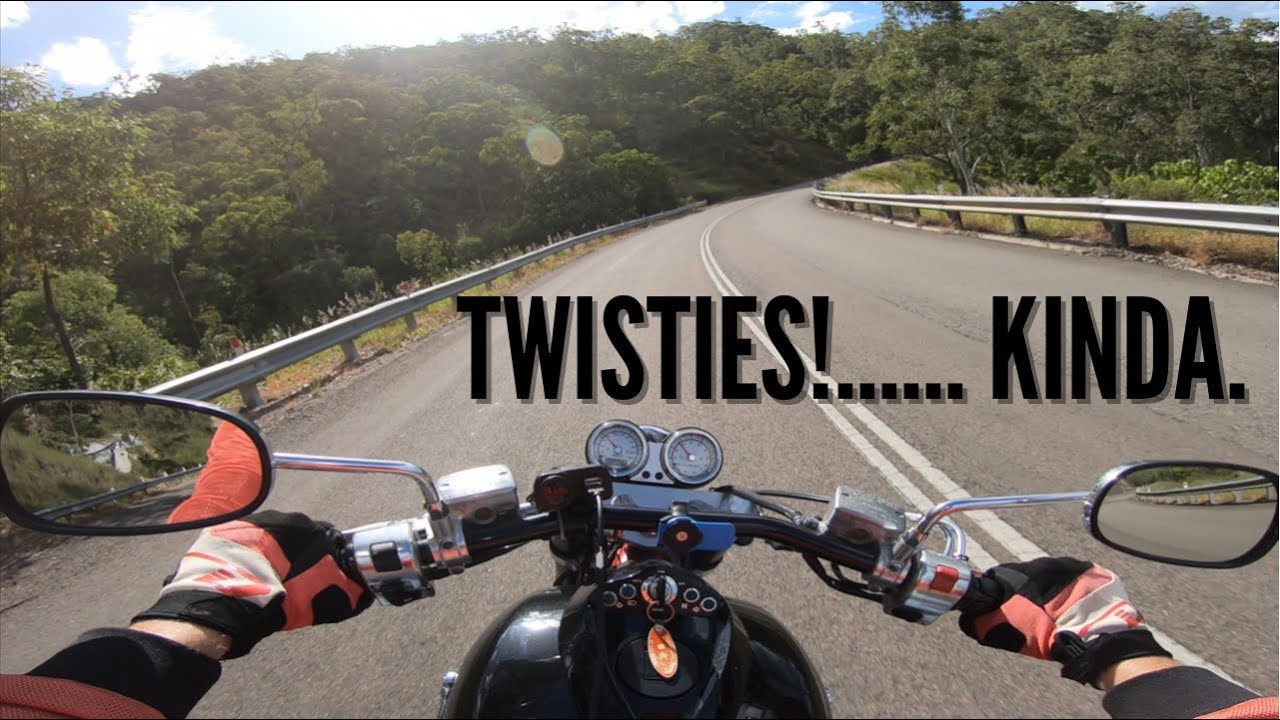 The only good road in town! (Kawasaki Mean Streak VN1600)