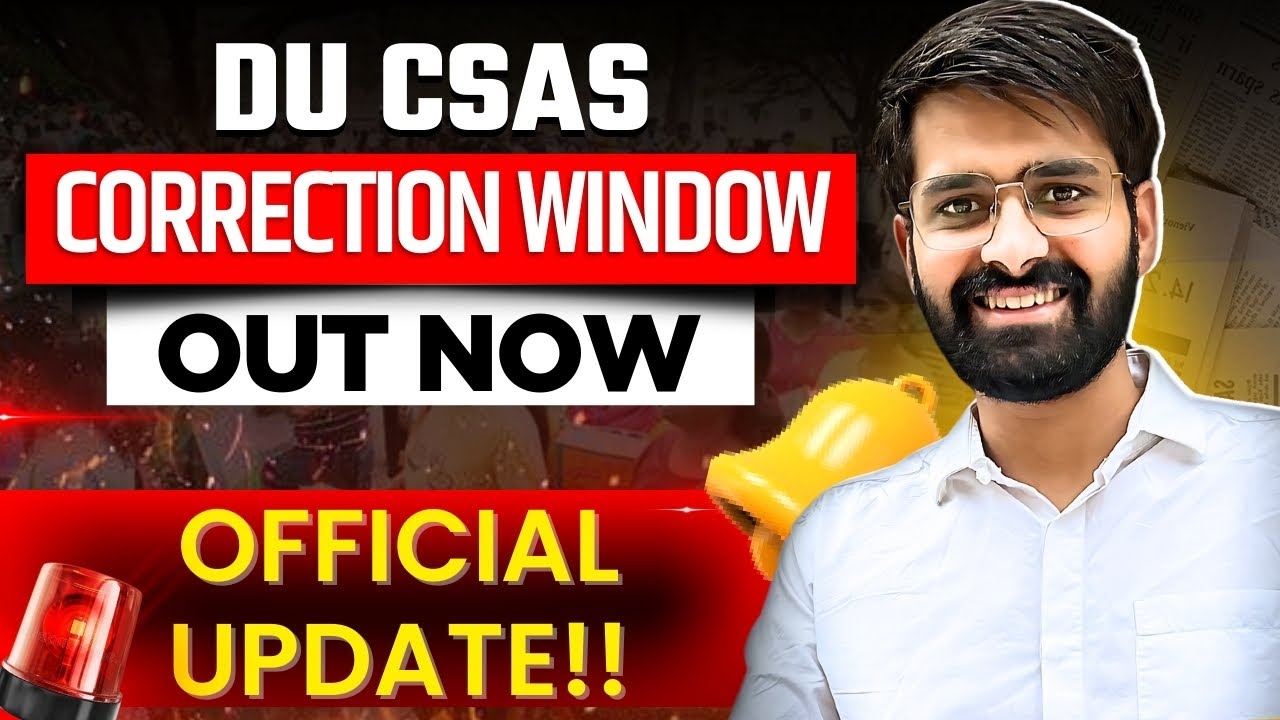 Delhi University Correction window out now!!Latest update!!#dubuddy #delhiuniversity