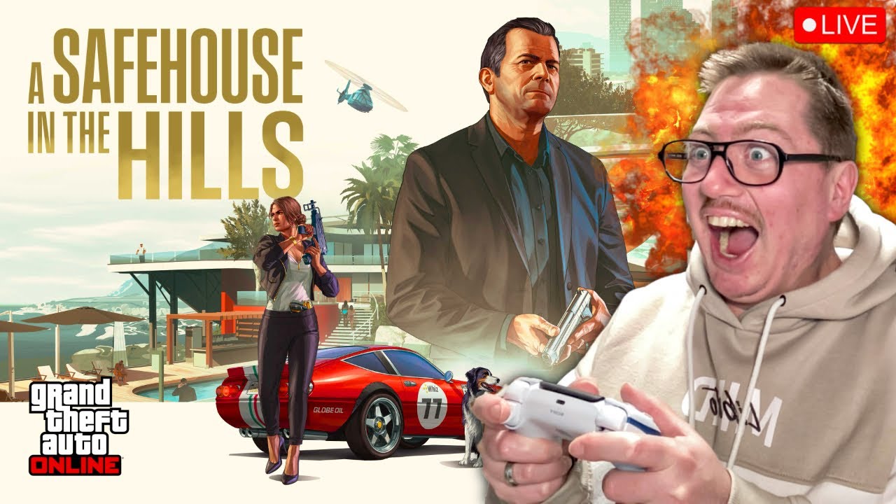 D&Eacute;COUVRE LE NOUVEAU DLC MANOIR DE GTA5 ONLINE LIVE