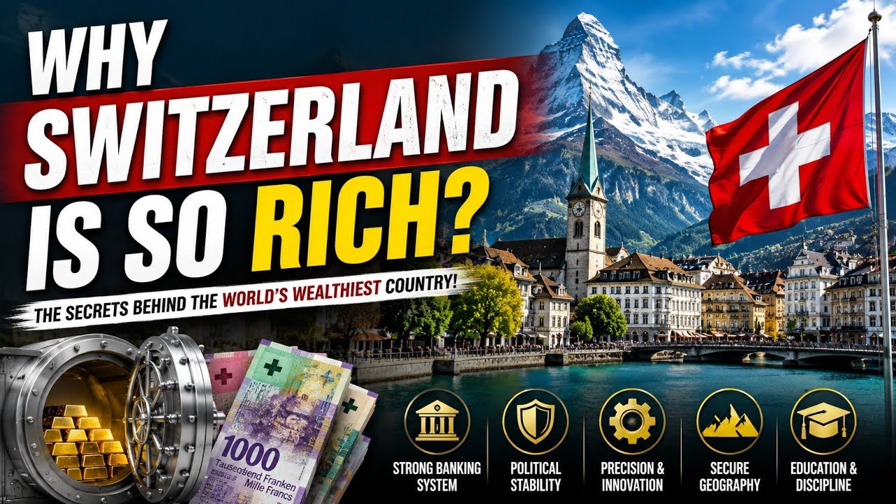 Why Switzerland Is So Rich? (The Hidden Secrets Nobody Talks About)