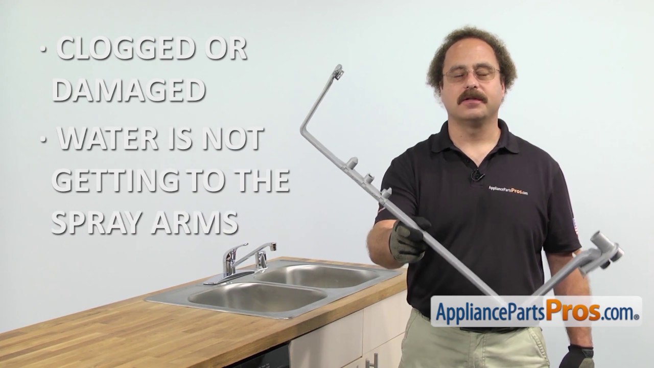 How To: Bosch/Thermador/Gaggenau Spray Arm Water Supply Tube 00350321