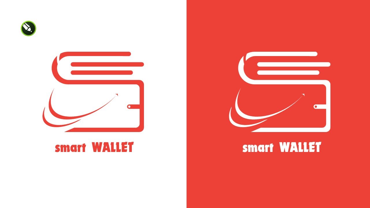 CorelDraw Tutorial || Wallet Logo Design