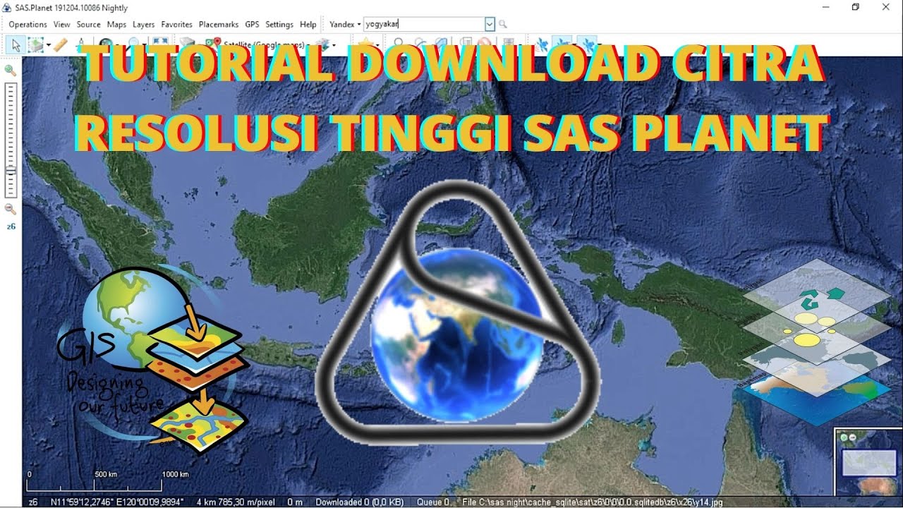 Tutorial Download Citra Resolusi Tinggi SAS Planet