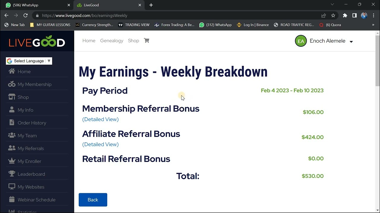 LIVEGOOD || HOW YOUR COMMISSIONS ARE CALCULATED, DETAILED VIEW!