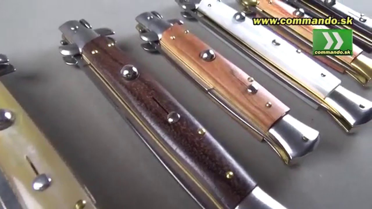 Frank Beltram Stiletto Knives vyskakovacie noze