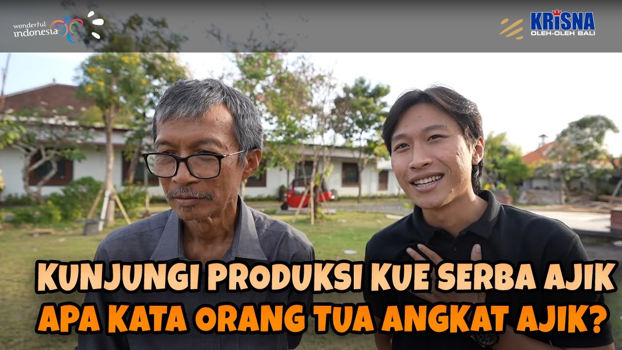 ORANG TUA ANGKAT AJIK KRISNA KUNJUNGI PRODUKSI KUE SERBA AJIK