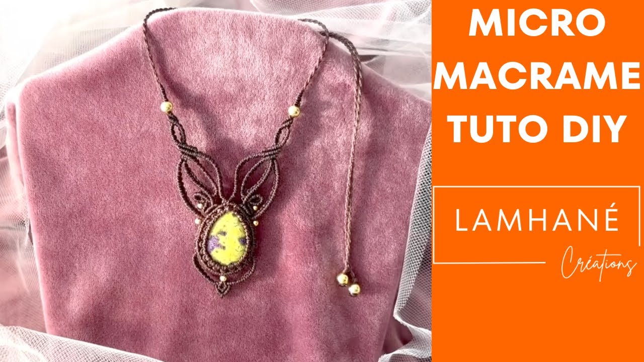 Tuto Micro-Macramé DIY : Collier 