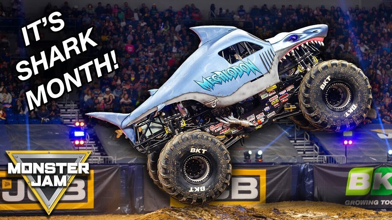 Megalodon Mega Highlight Reel | SHARK MONTH | Monster Jam