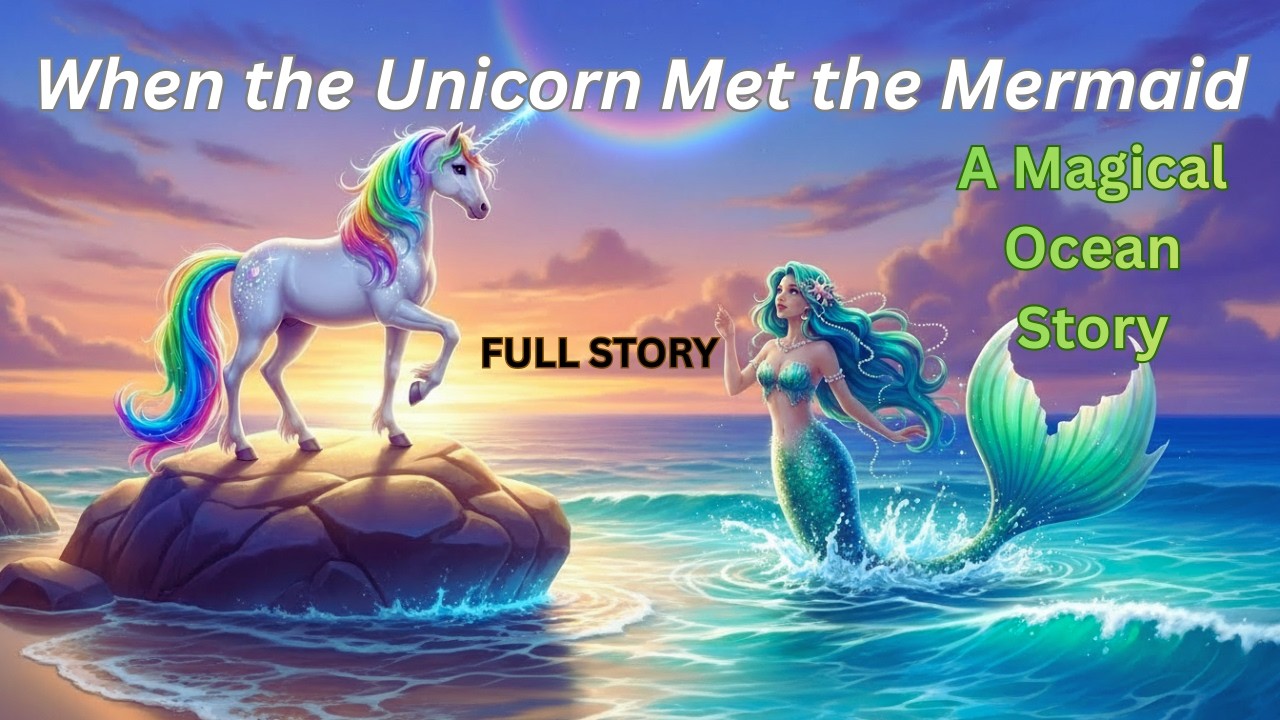 Когда Единорог встретил Русалку 🦄🧜‍♀️ | Волшебная история об океане
