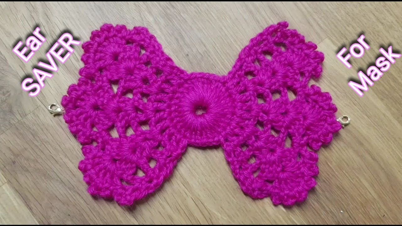 Crochet Ear Saver For Mask |Adopter |Connector |Extender|Band  #DollyCraft
