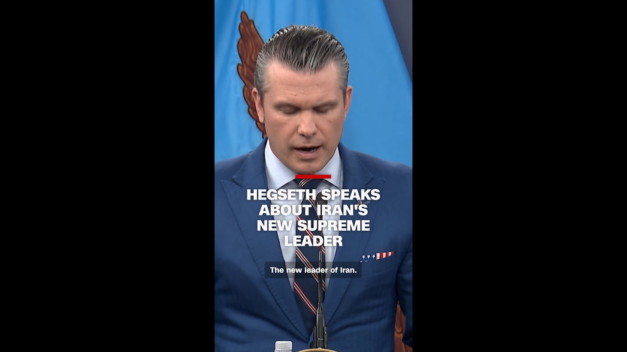 Hegseth speaks about Iran's new supreme leader