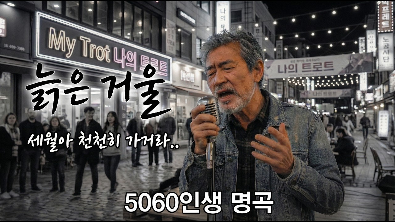 [5060인생명곡] 언제 이렇게 늙었나… 세월이 무섭습니다 😢 | 감성 트로트 AI 가수, 진태수