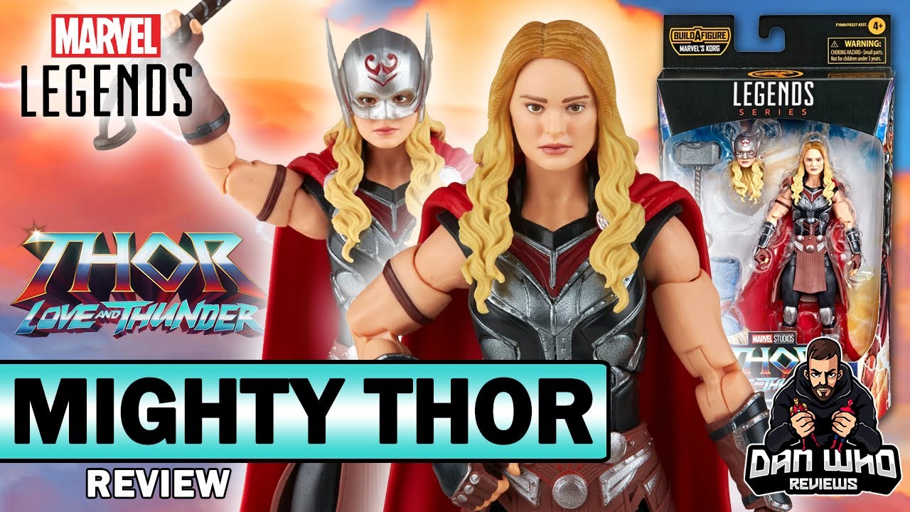 Marvel Legends Mighty Thor Jane Foster Thor Love & Thunder Korg BAF Wave Review
